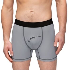 Men's Gray Boxer Briefs
